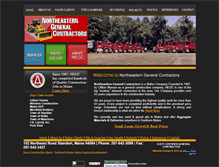 Tablet Screenshot of northeasterngeneralcontractors.com